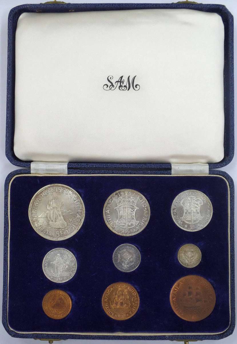 SA Union - 1952 Short Proof set