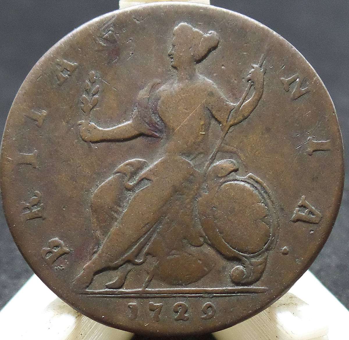 UK 1/2 Penny 1729
