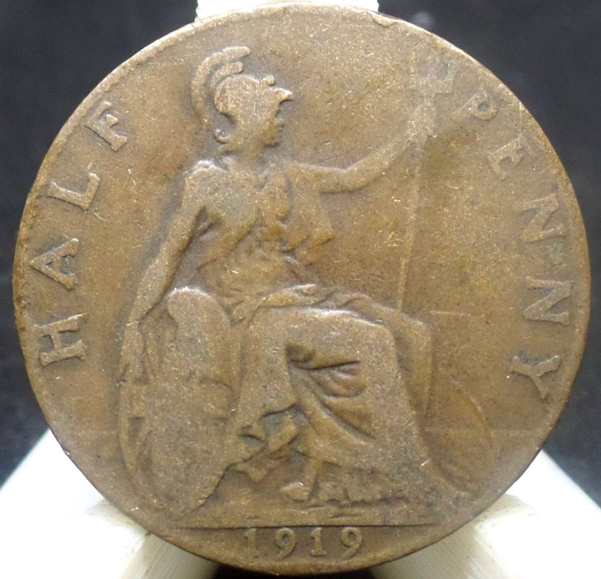 UK 1/2 Penny 1919