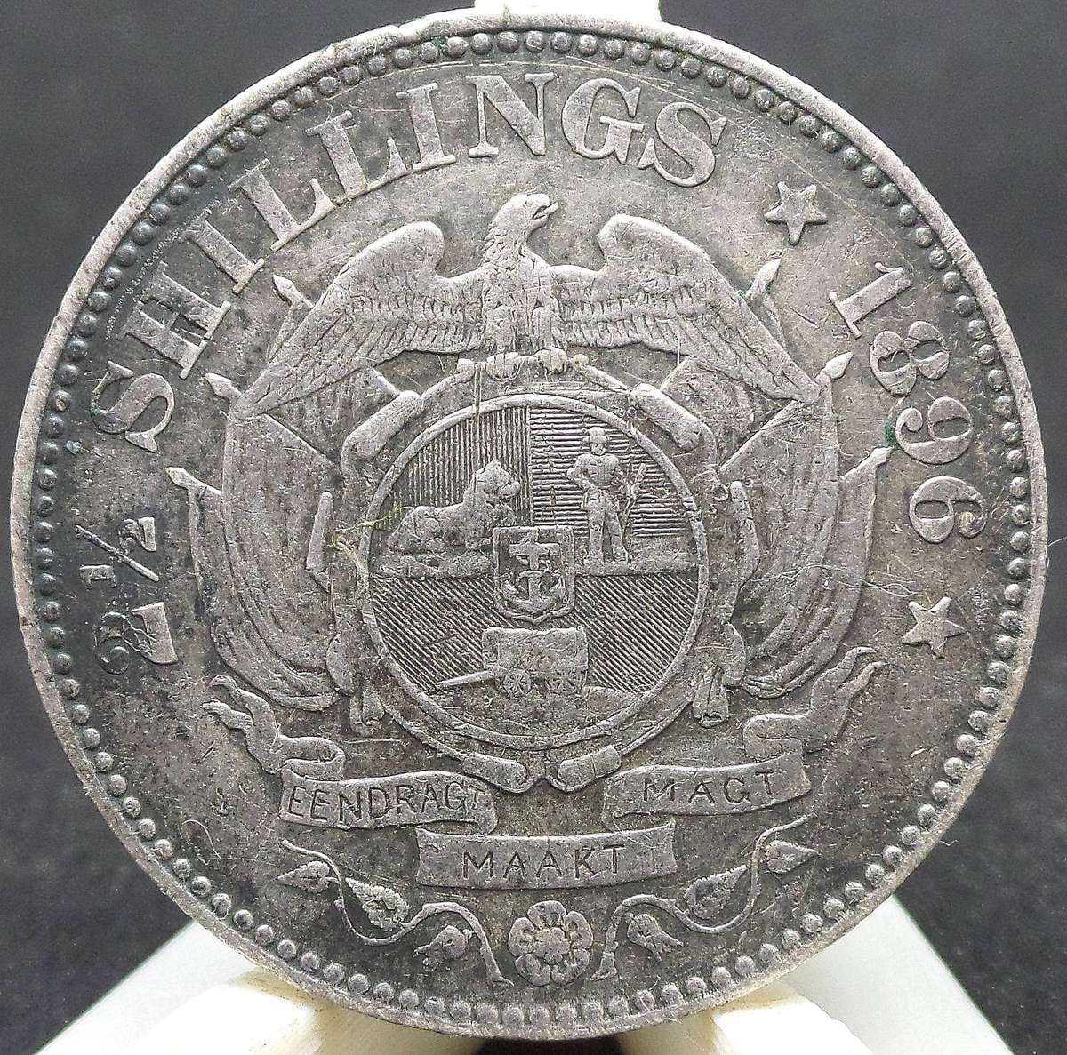 ZAR 2'6 Shillings 1896