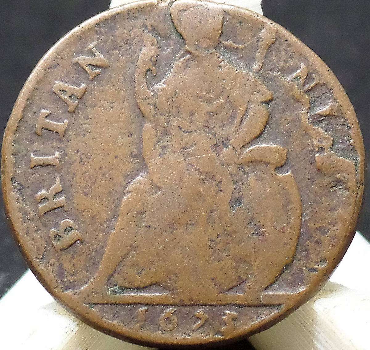 UK 1/4 Penny(Farthing) 1673