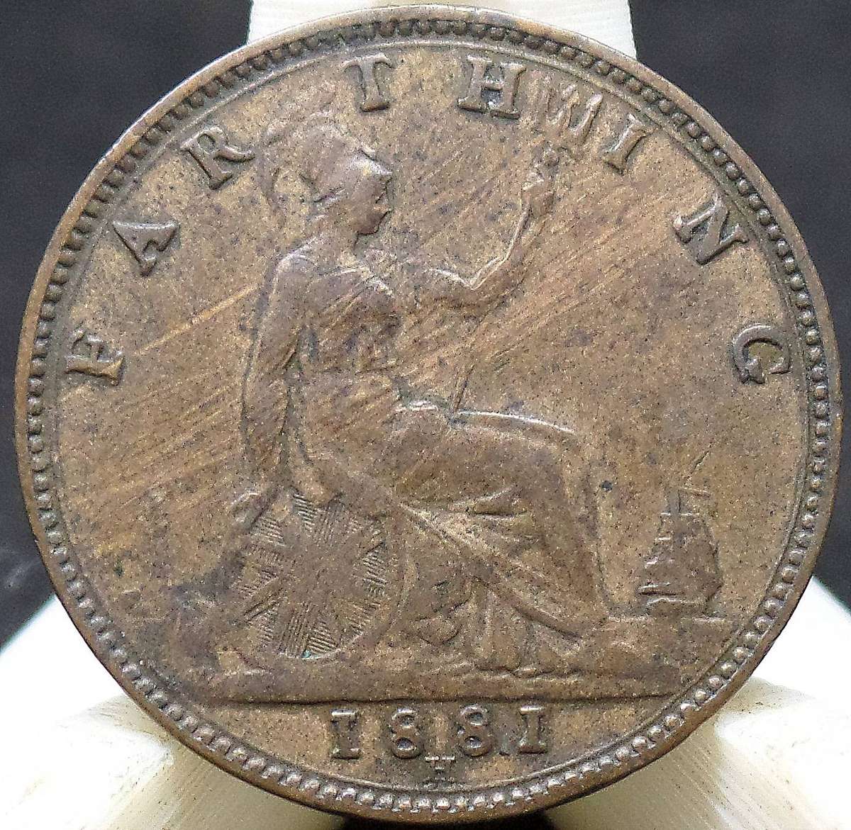 UK 1/4 Penny(Farthing) 1881