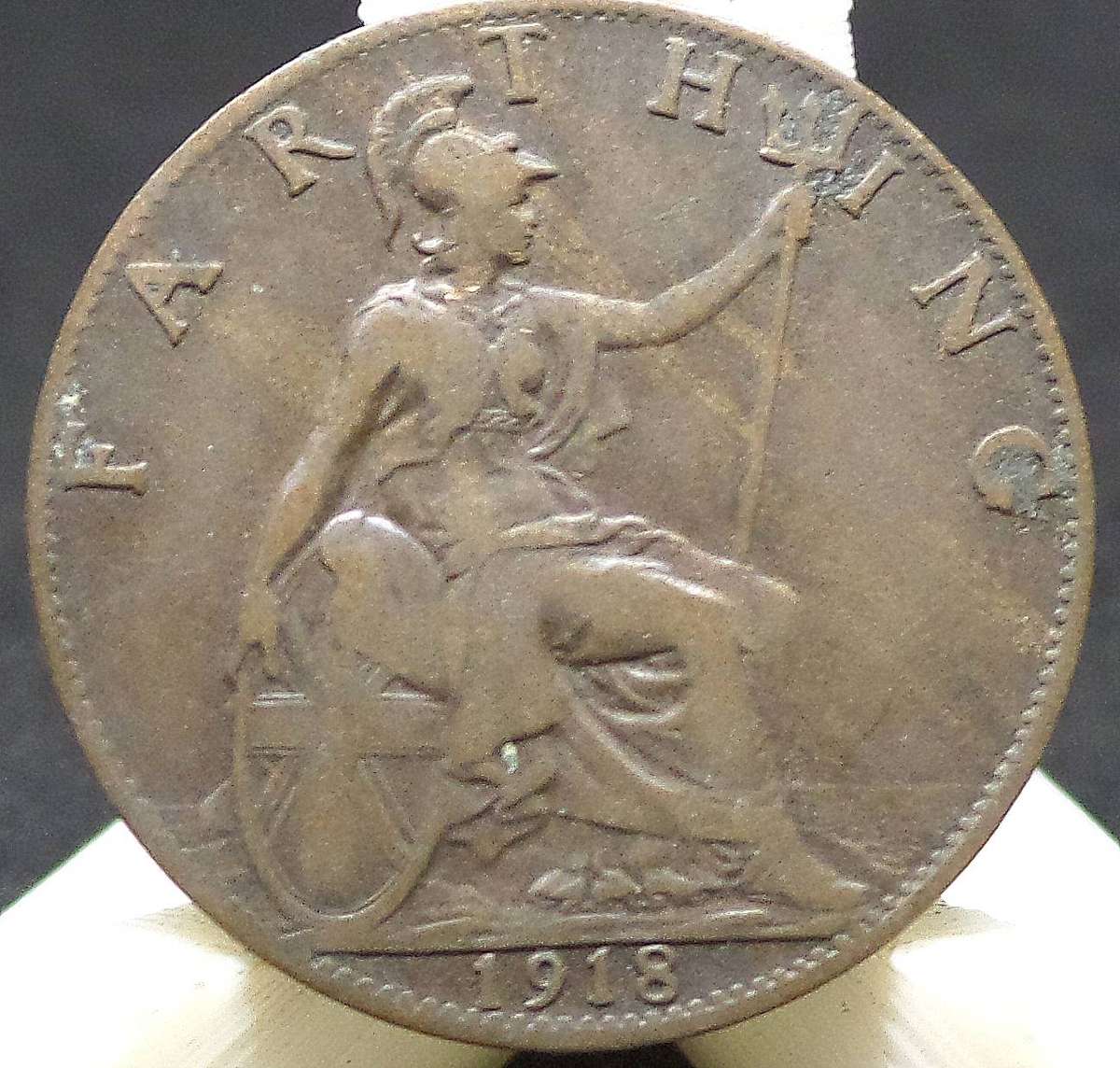 UK 1/4 Penny(Farthing) 1918