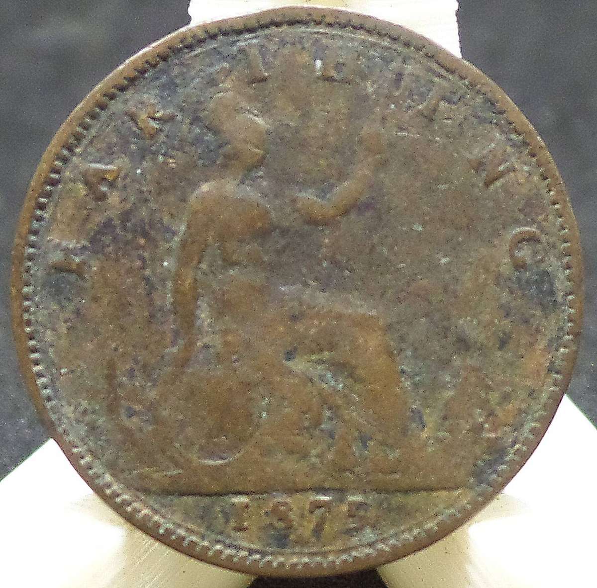 UK 1/4 Penny(Farthing) 1875