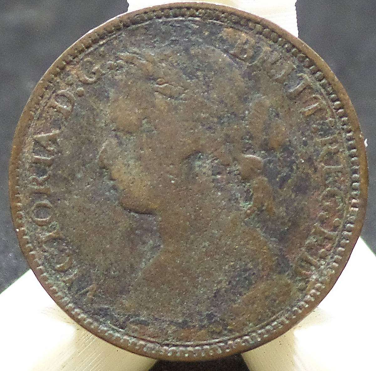UK 1/4 Penny(Farthing) 1875