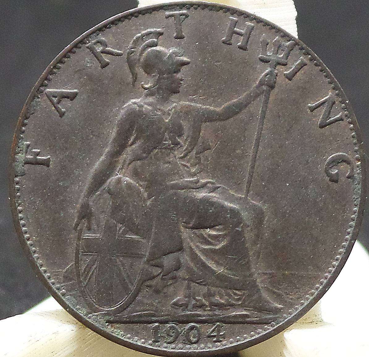 UK 1/4 Penny(Farthing) 1904