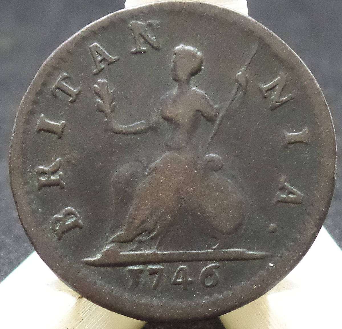 UK 1/4 Penny(Farthing) 1746