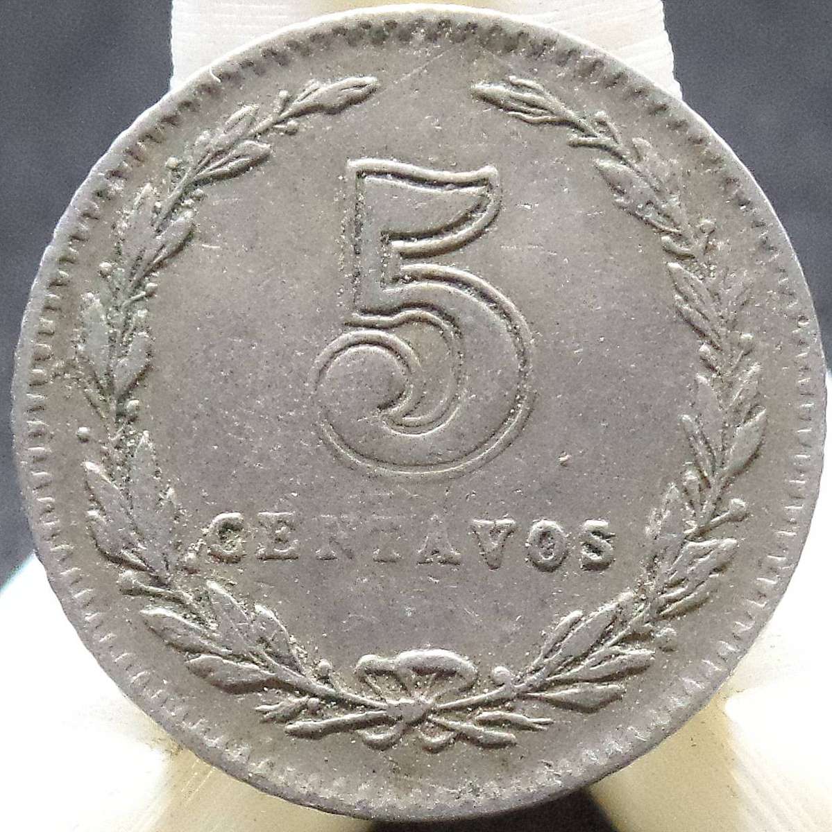 *R1 Auction* Argentina 5 Centavos 1927