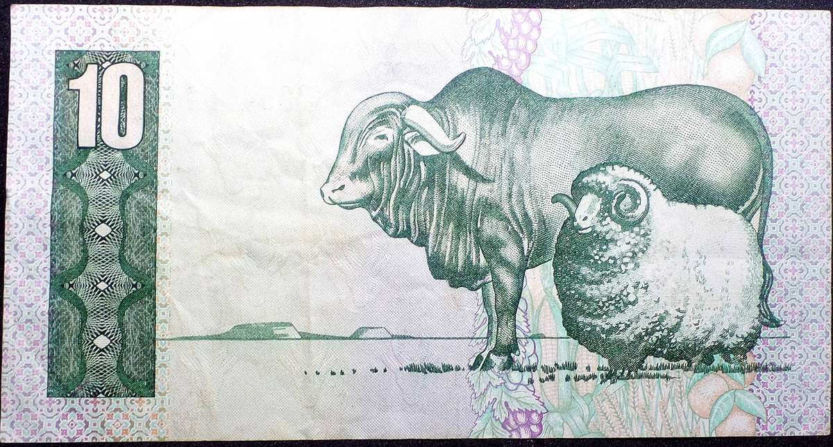 RSA 10 Rand 1978 (TW de Jongh 4th Issue)
