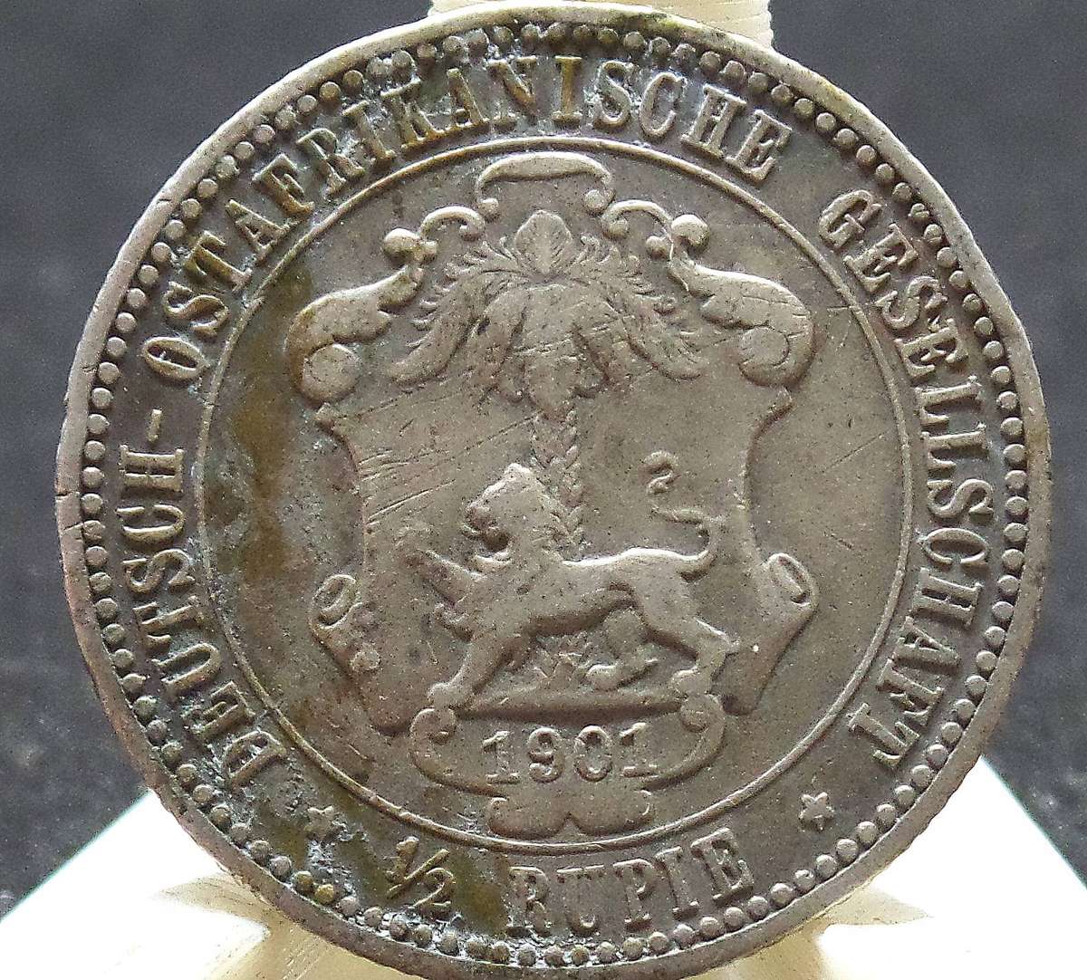 German East Africa 1/2 Rupie 1901