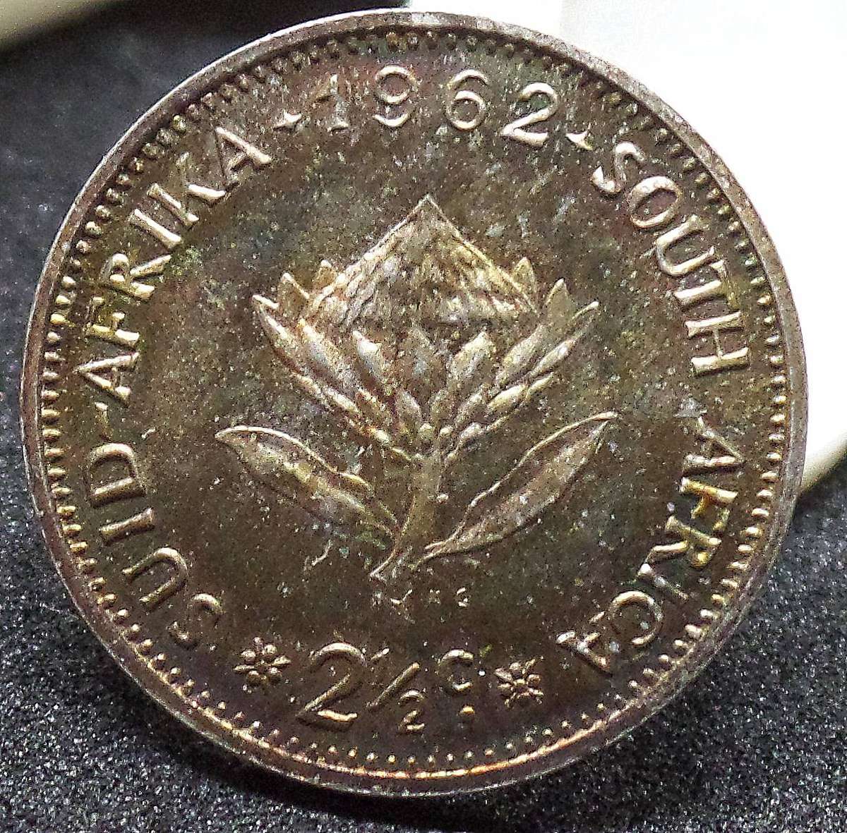 RSA 2.5 Cents 1962 - Proof *Scarce*