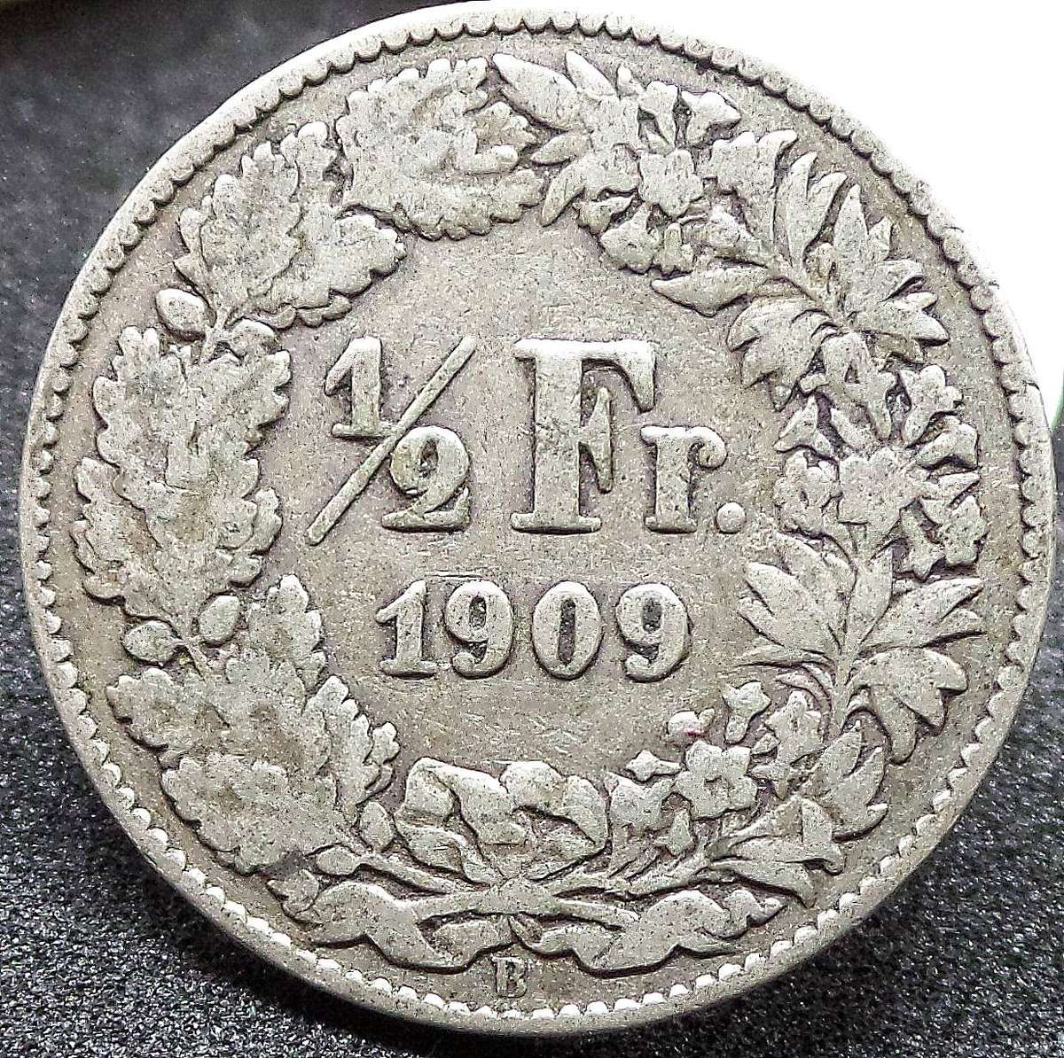 Switzerland 1/2 Francs 1909