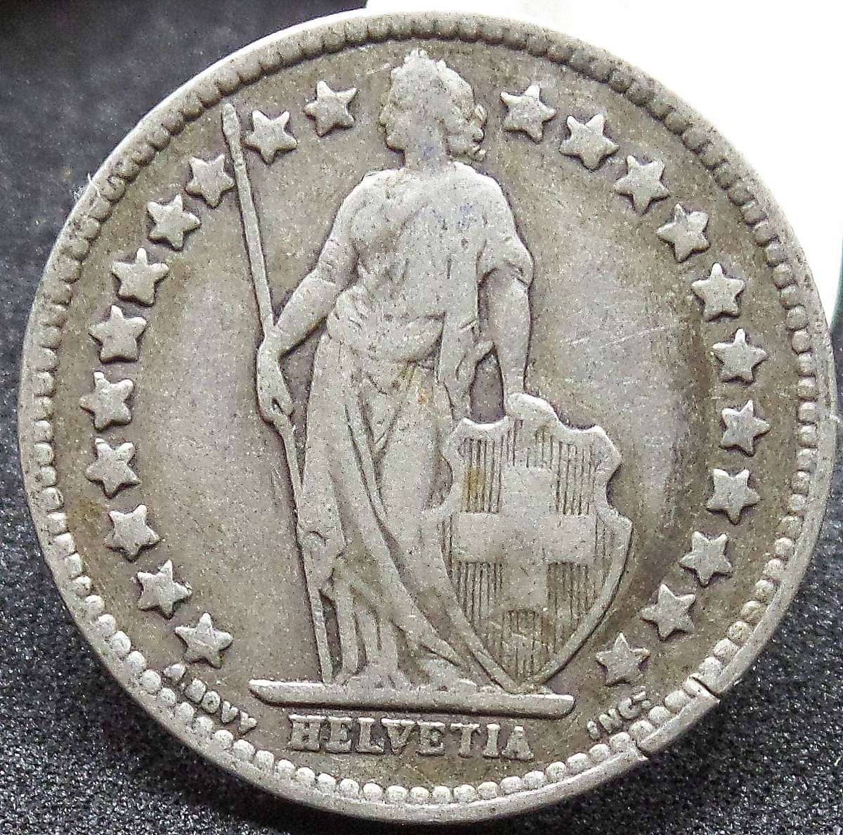Switzerland 1/2 Francs 1909