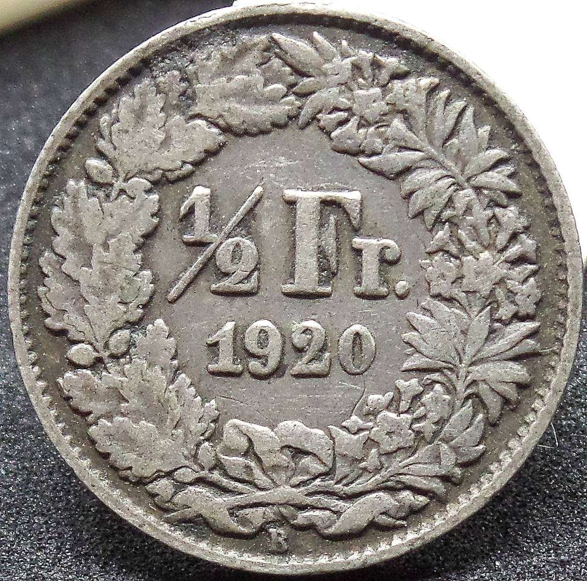Switzerland 1/2 Francs 1920