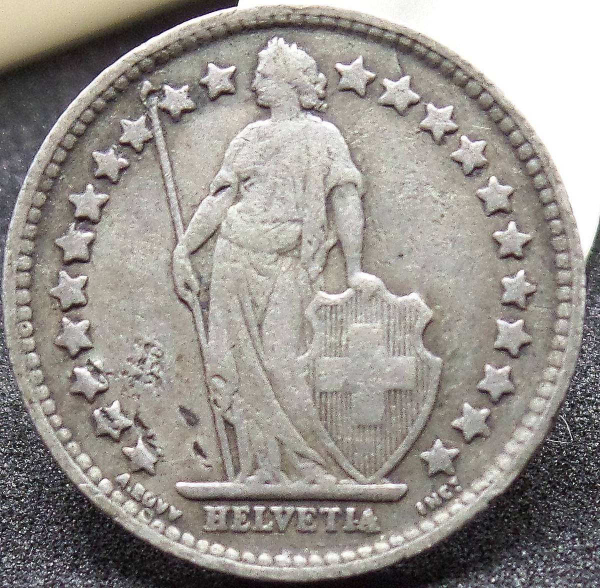 Switzerland 1/2 Francs 1920