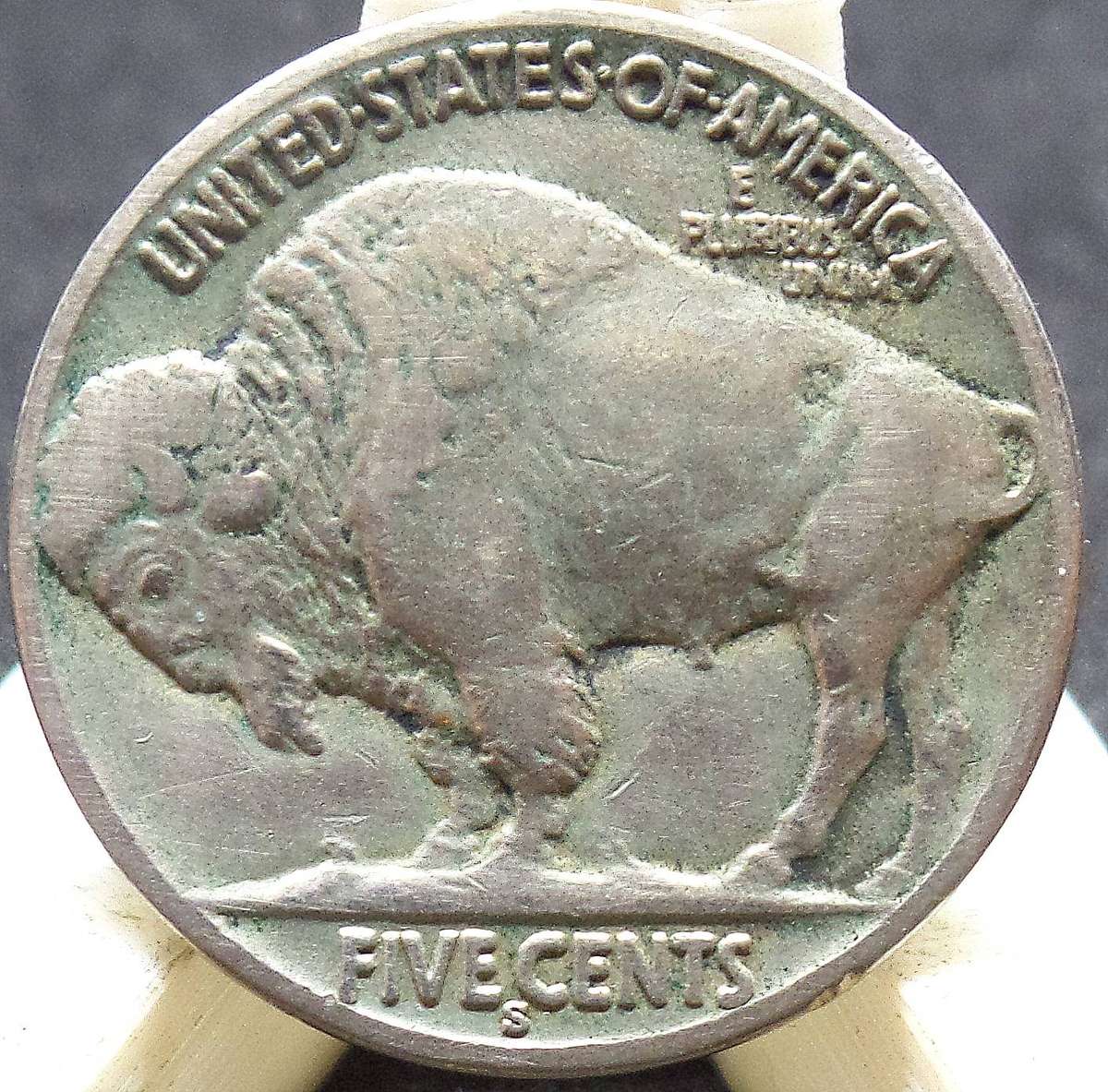 *R1 Auction* USA 5 Cents 1937S - Buffalo Nickel