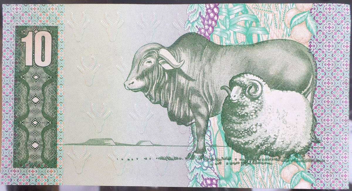 RSA 10 Rand late 1980's(G de Kock 3rd Issue) - XX Replacement
