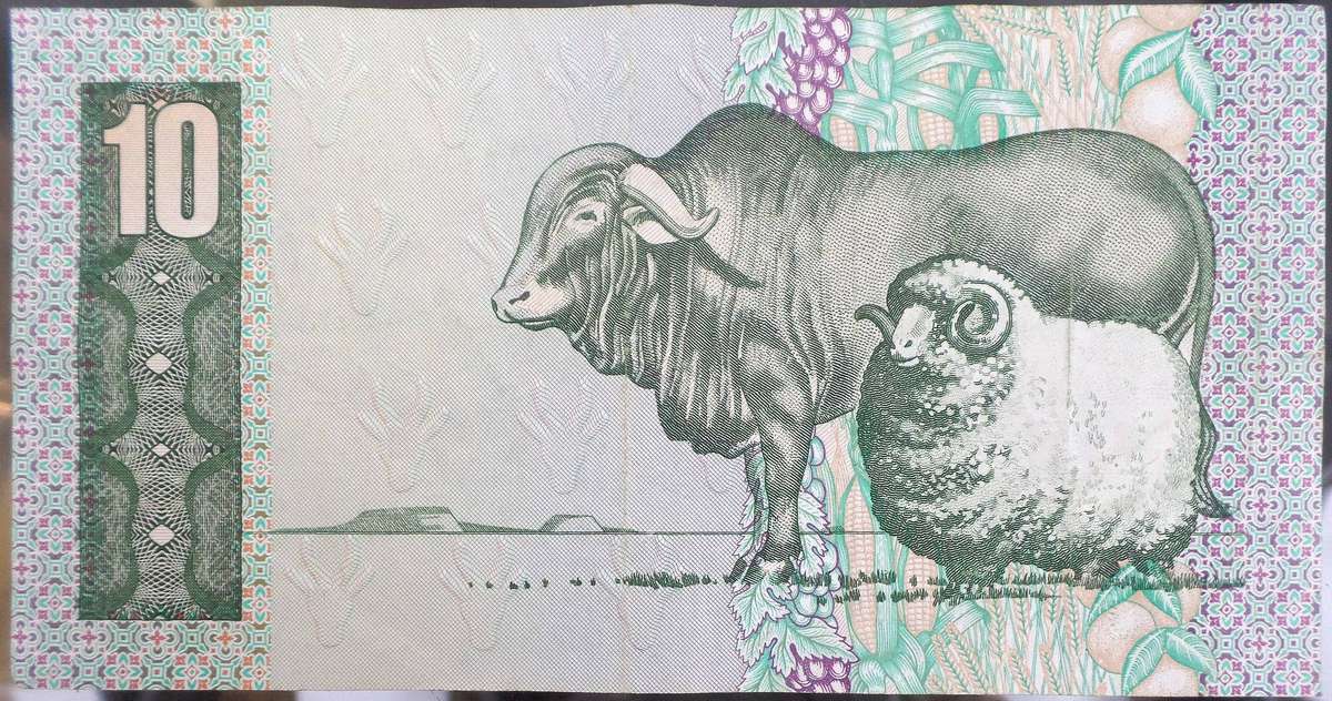 RSA 10 Rand 1990 (Stals 1st issue) - AA Prefix