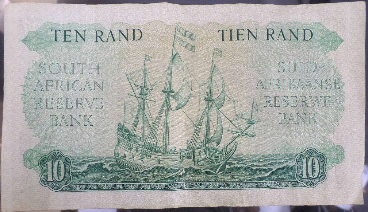 RSA 10 Rand 1962 (Rissik 1st issue) - Nice condition