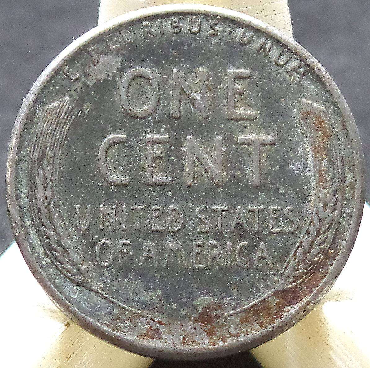 *R1 Auction* USA 1 Cent 1943D - Iron Penny