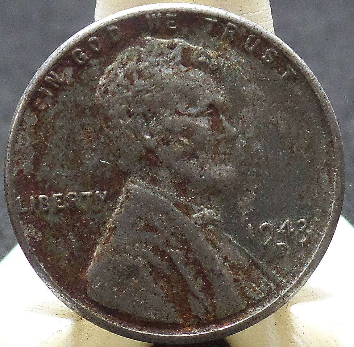 *R1 Auction* USA 1 Cent 1943D - Iron Penny