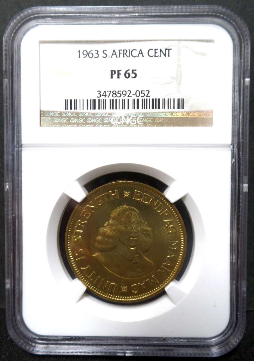 RSA 1 Cent 1963 - NGC PF65