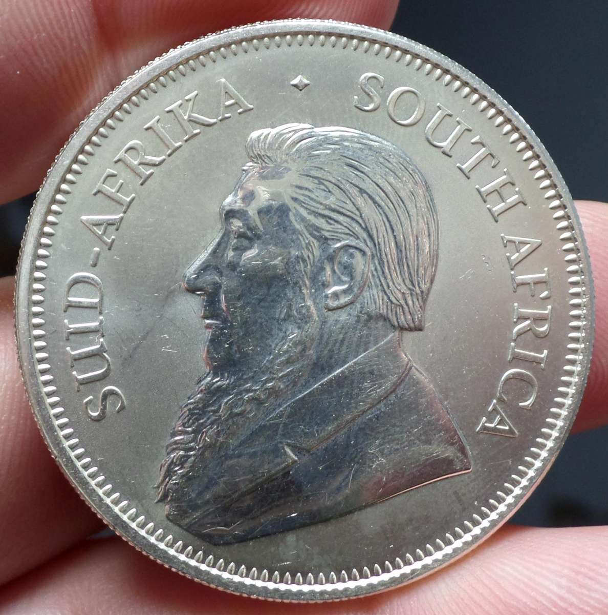 2017 1oz Silver Kruger with 50yrs Privy