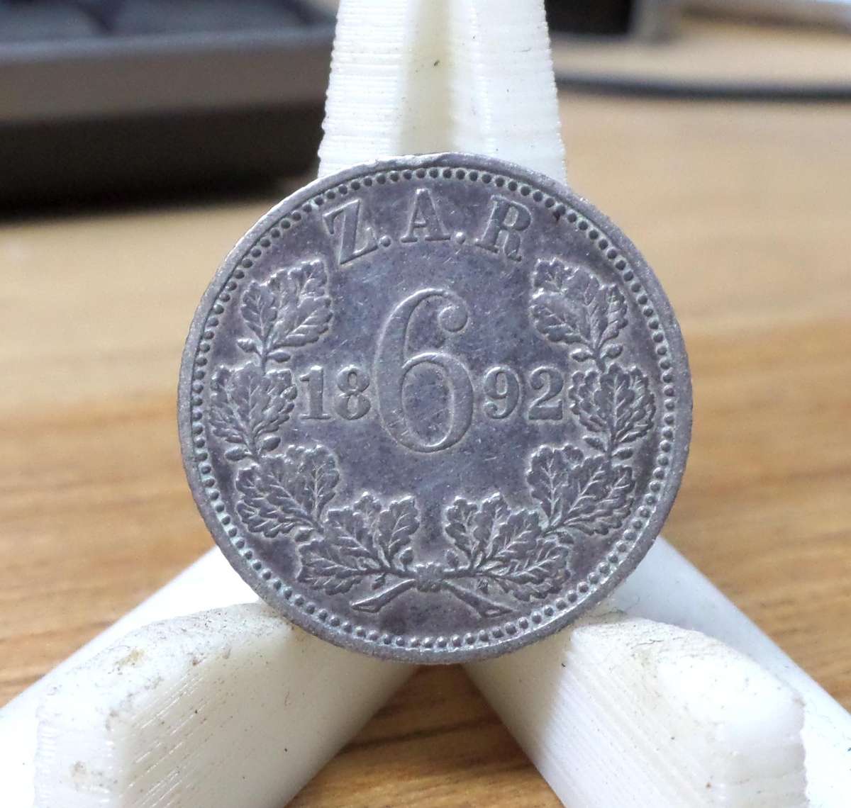 ZAR Sixpence 1892 - Nice condition