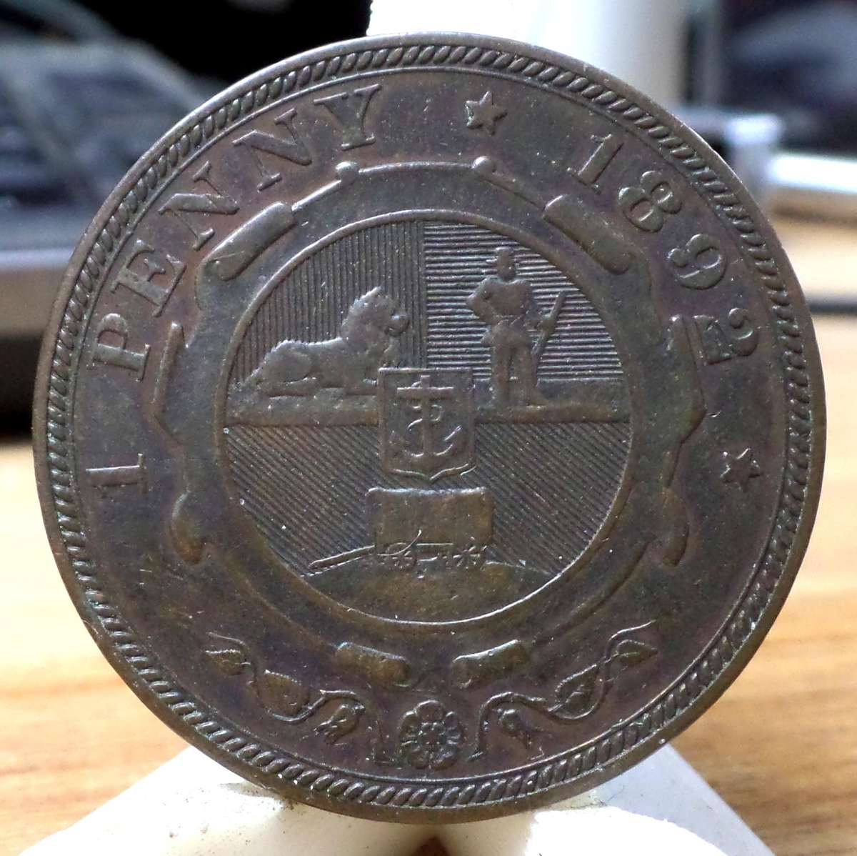 ZAR Penny 1892 - Nice condition