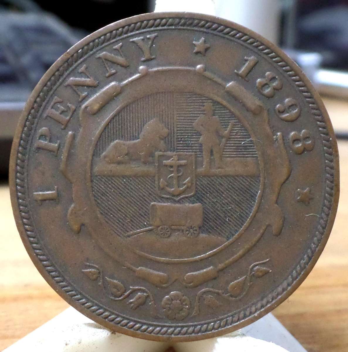 ZAR 1 Penny 1898