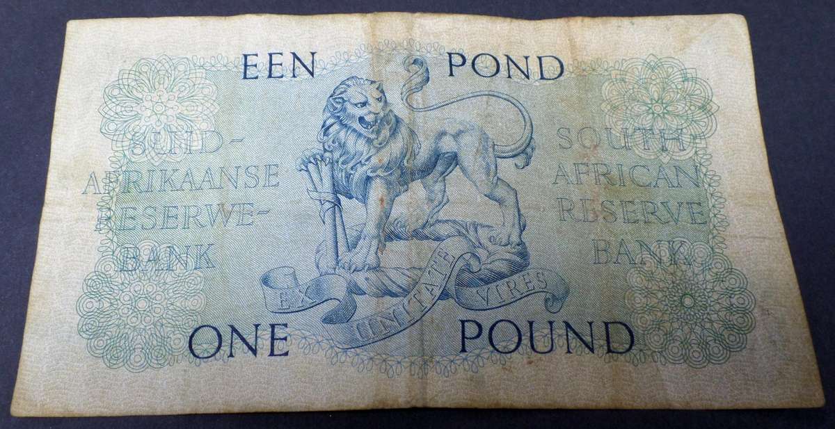 *R1 Auction* SA Union 1 Pound 1958 - Used condition
