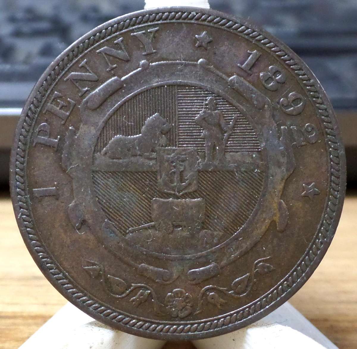 *R1 Auction* ZAR 1 Penny 1892