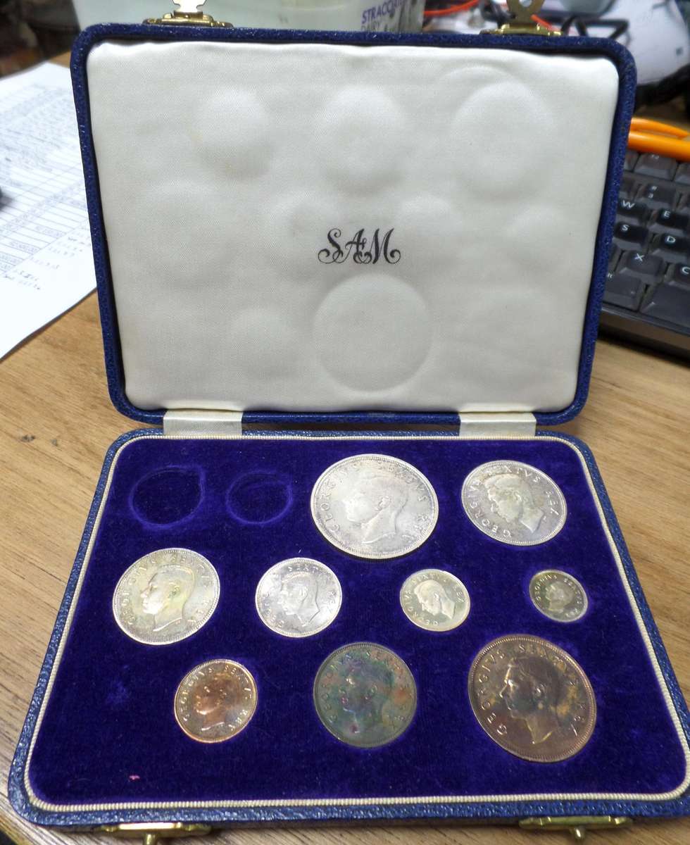 1952 SA Union long proof set - no gold