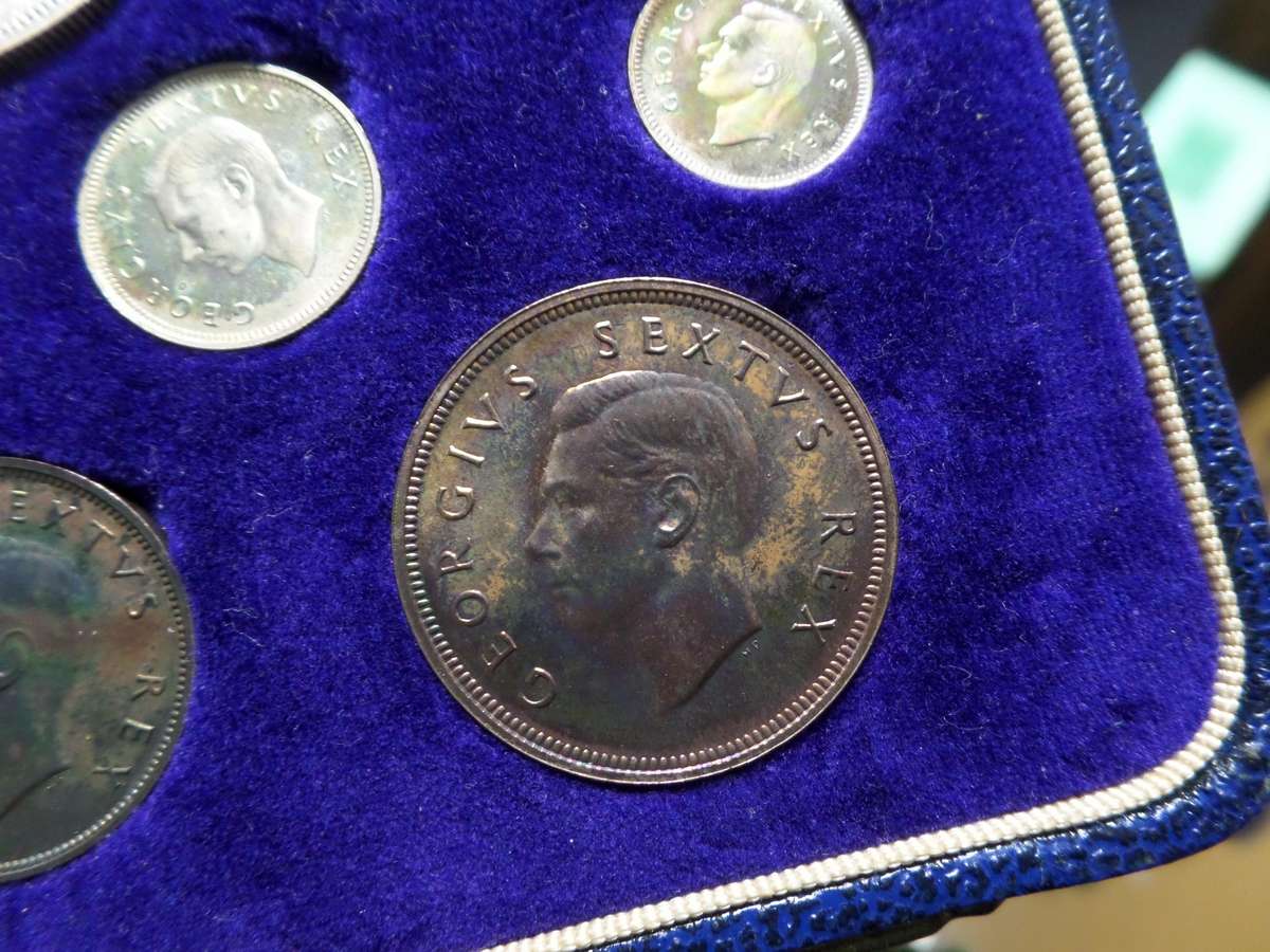 1952 SA Union long proof set - no gold