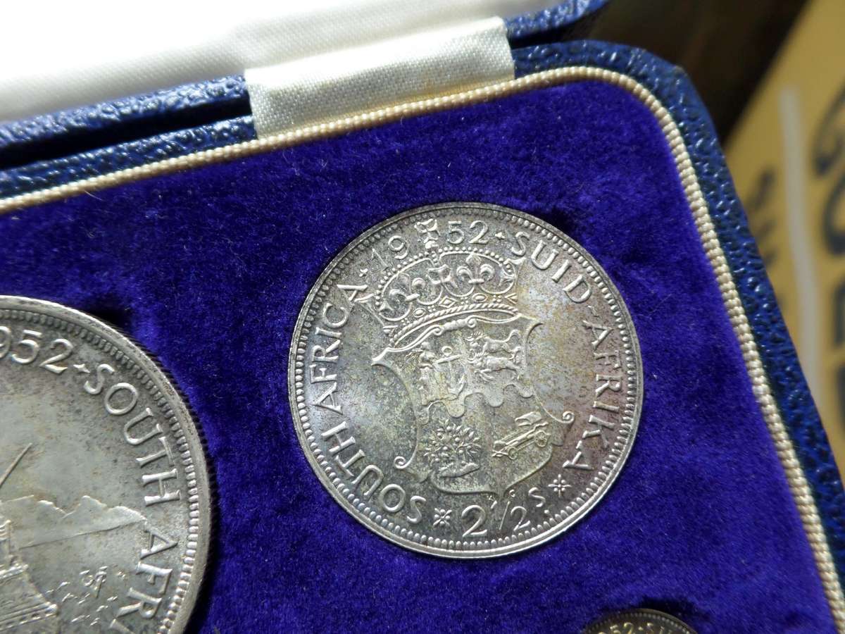 1952 SA Union long proof set - no gold
