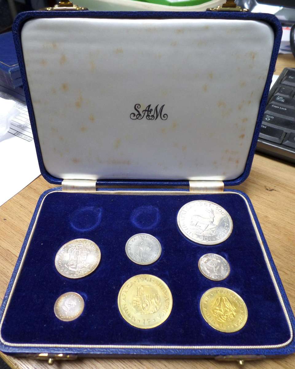 1961 RSA long proof set - No gold