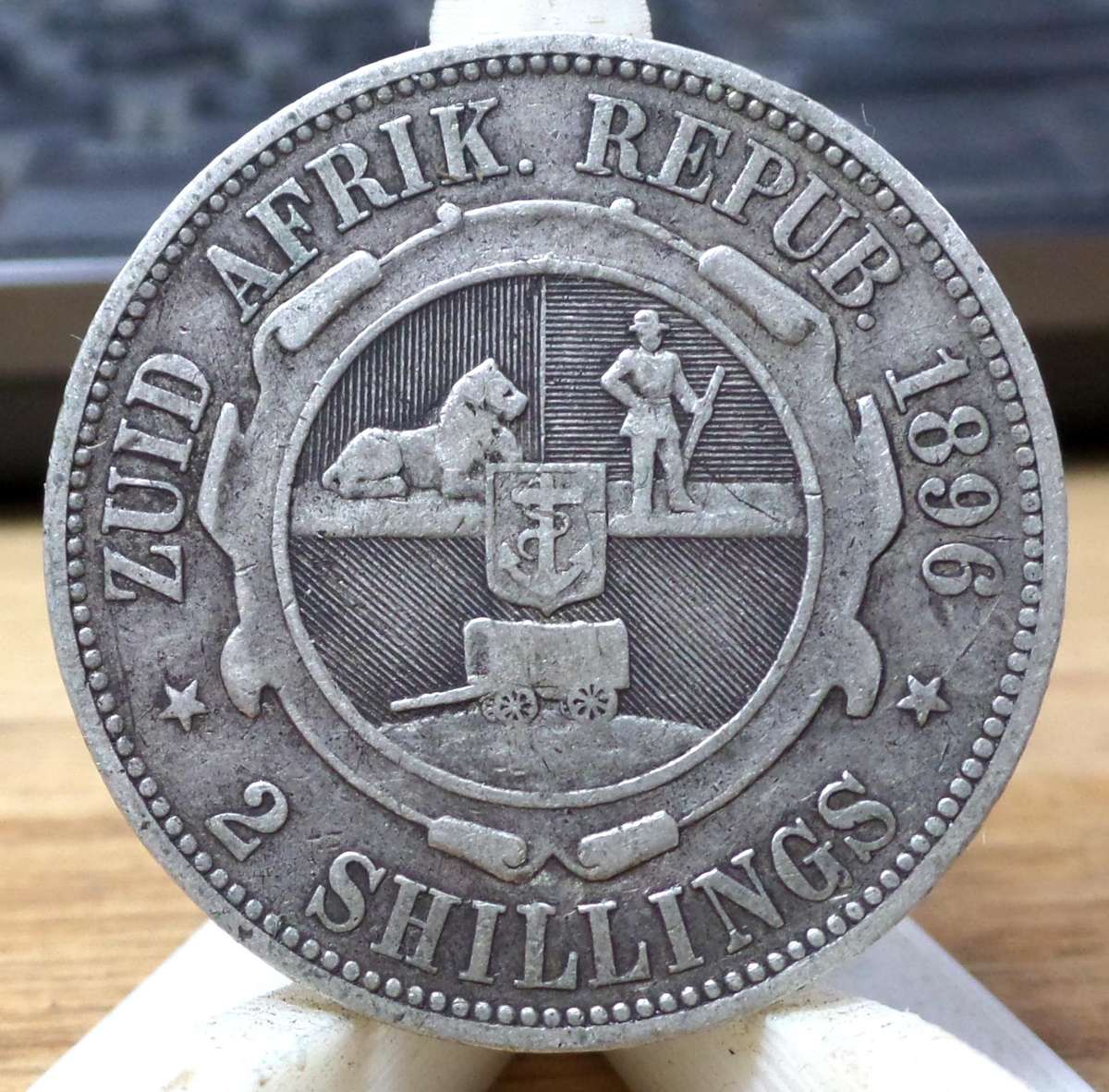 1896 ZAR 2 Shillings