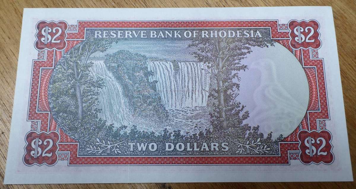 Rhodesia 2 Dollars 1979 - UNC condition