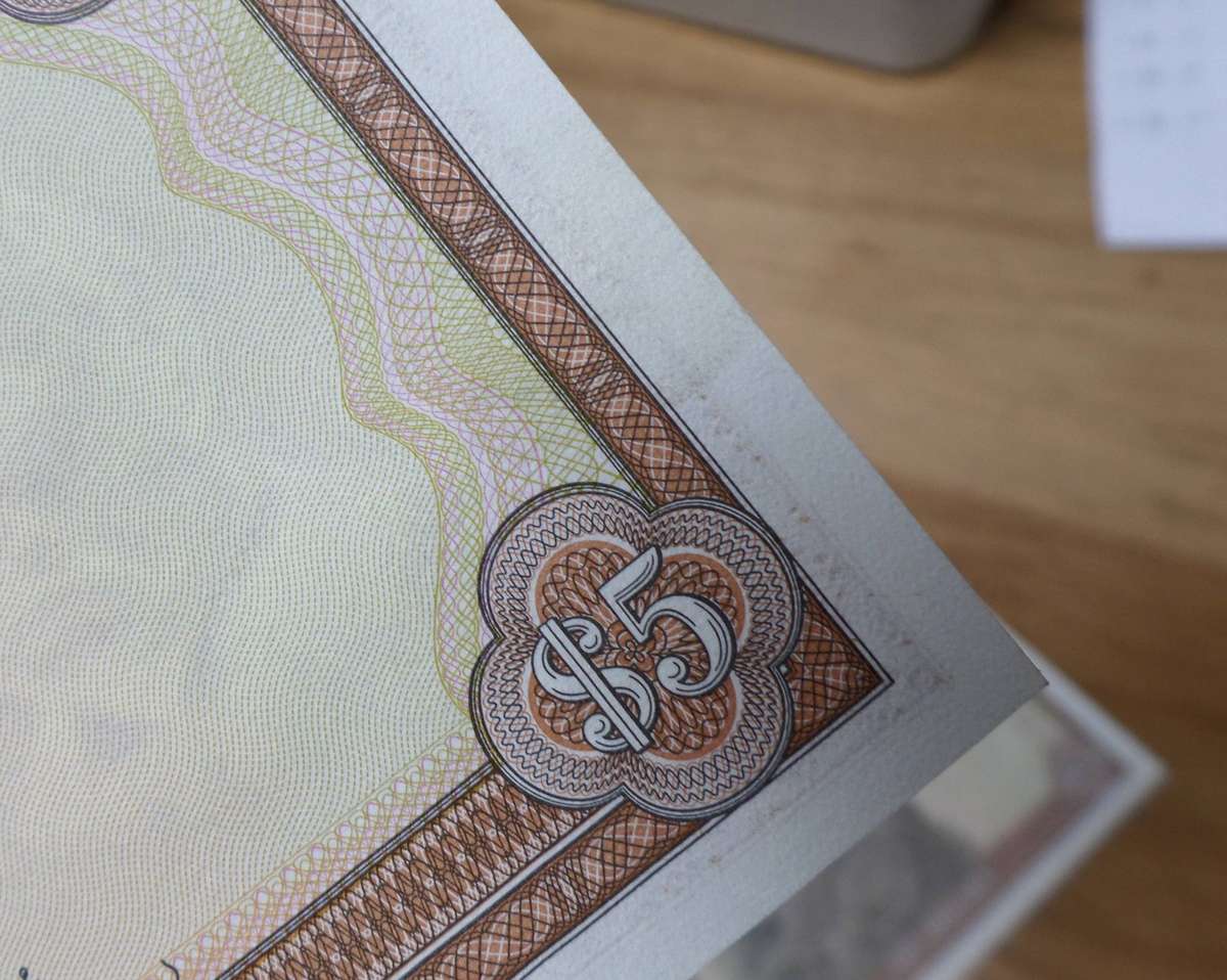 3x Rhodesia 5 Dollars 1978 - aUNC condition