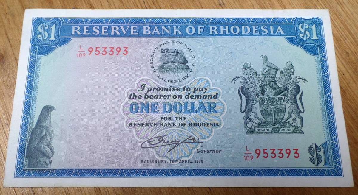 Rhodesia 1 Dollar 1978 - EF condition