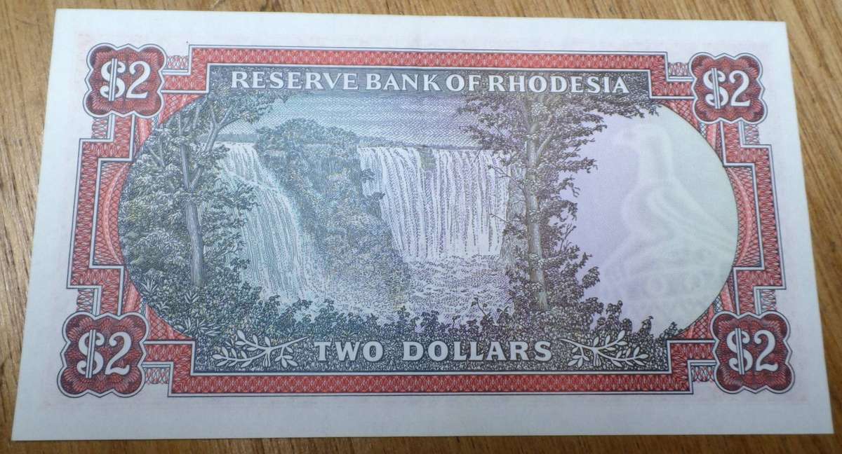 Rhodesia 2 Dollars 1979 - EF condition