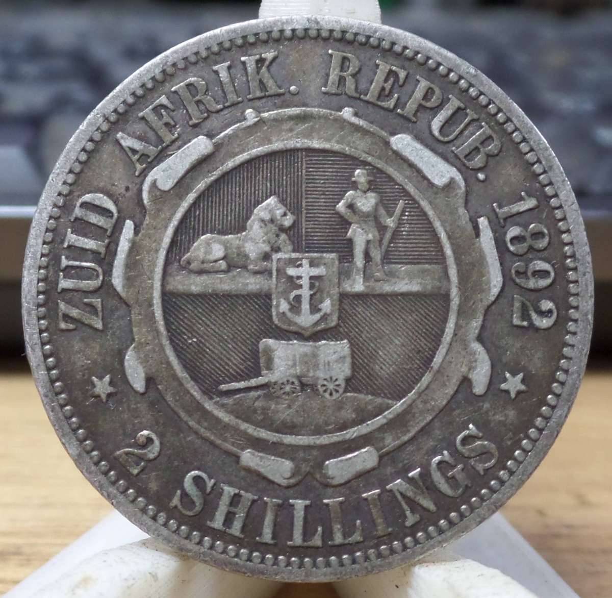 ZAR 2 Shillings 1892