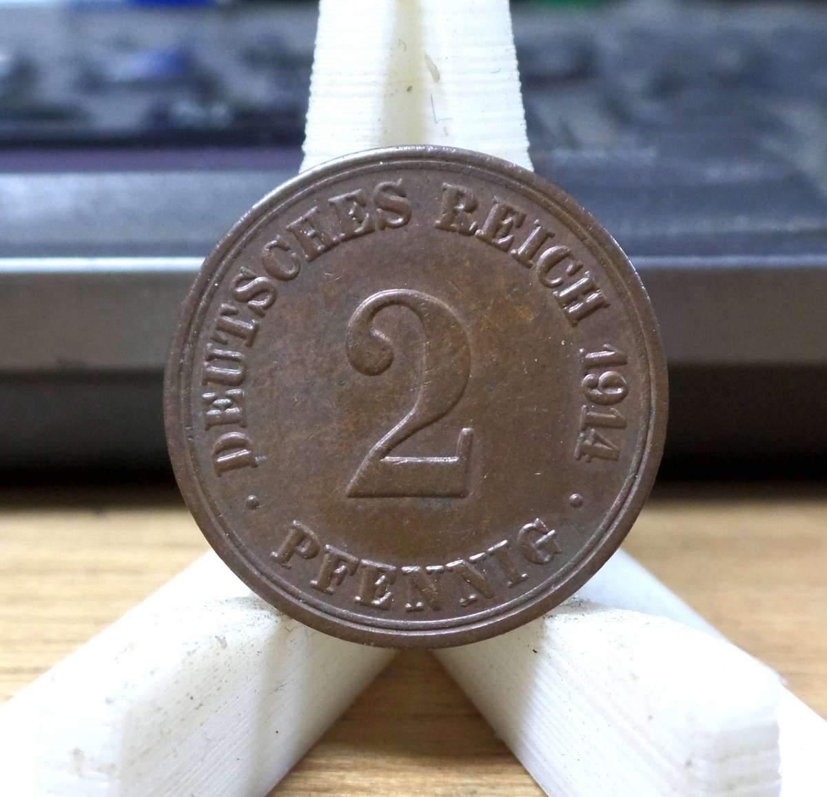 *R1 Auction* Germany 2 Pfennig 1914A - Great condition