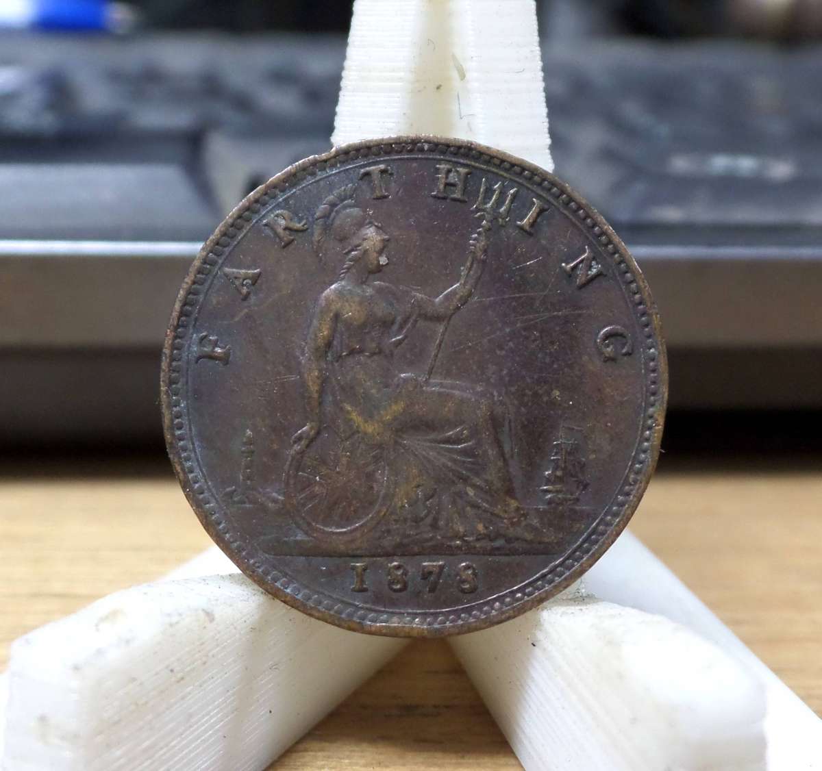 *R1 Auction* UK Farthing 1878