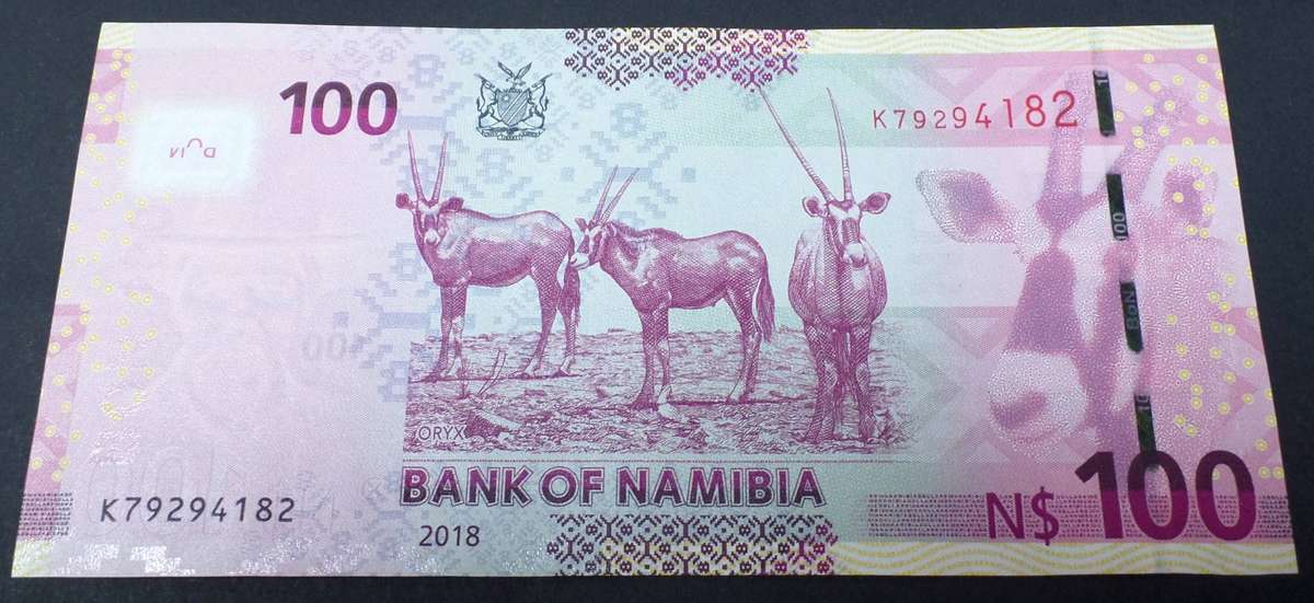 Namibia 100 Dollars 2018 - UNC condition
