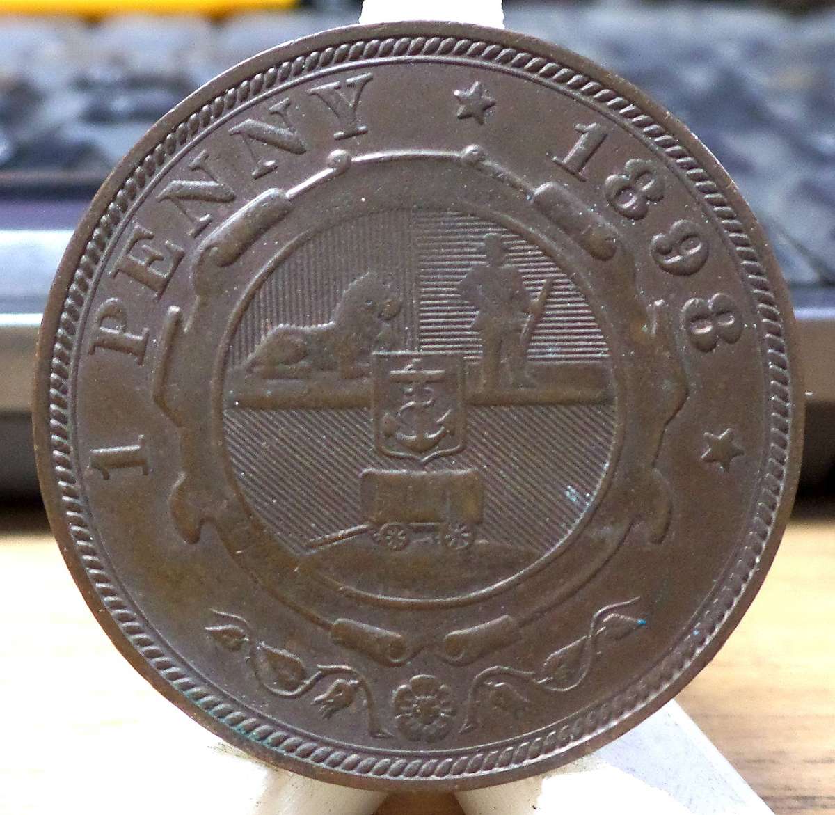 ZAR 1 Penny 1898