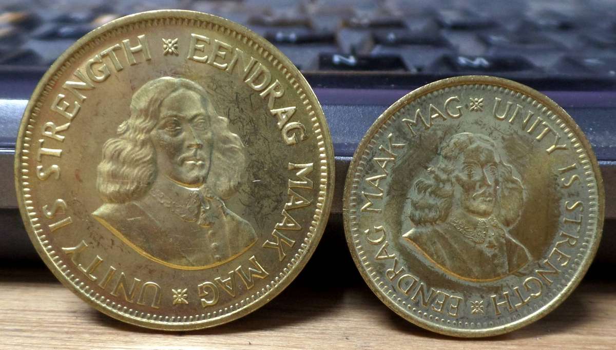 RSA 1/2 & 1 Cent 1964 - Nice condition