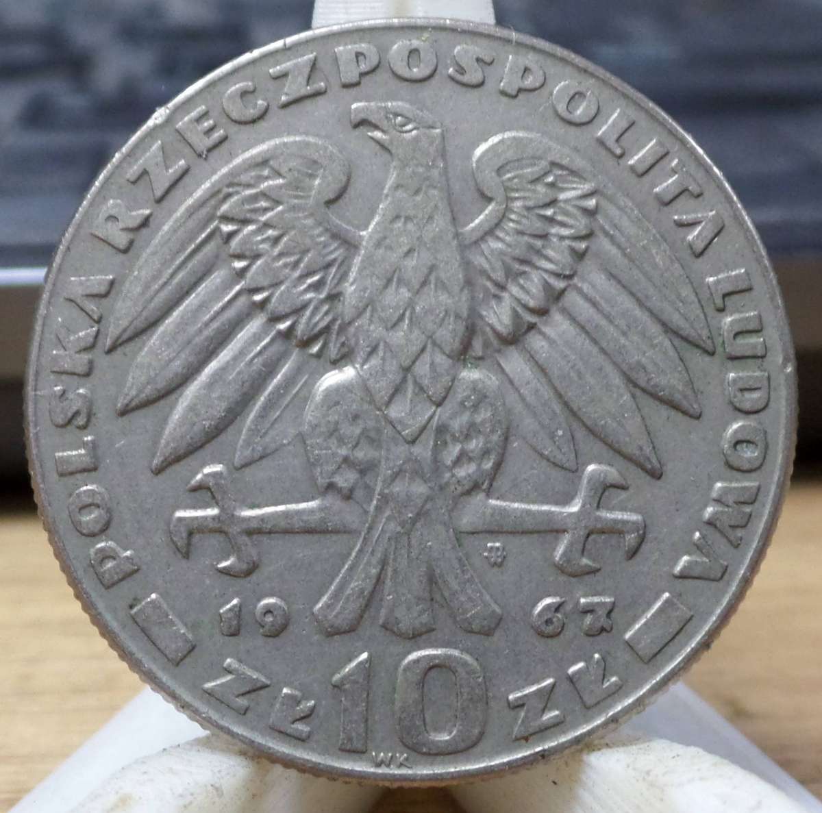 *R1 Auction* Poland 10 Zlotych 1967 - 20yrs Death of Swierczewski