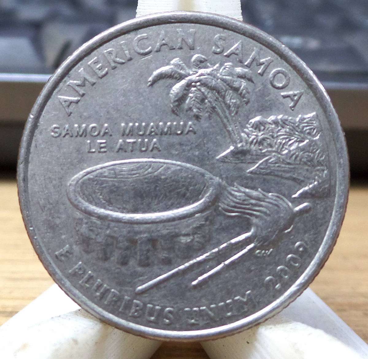 *R1 Auction* USA 25 Cents 2009D - American Samoa