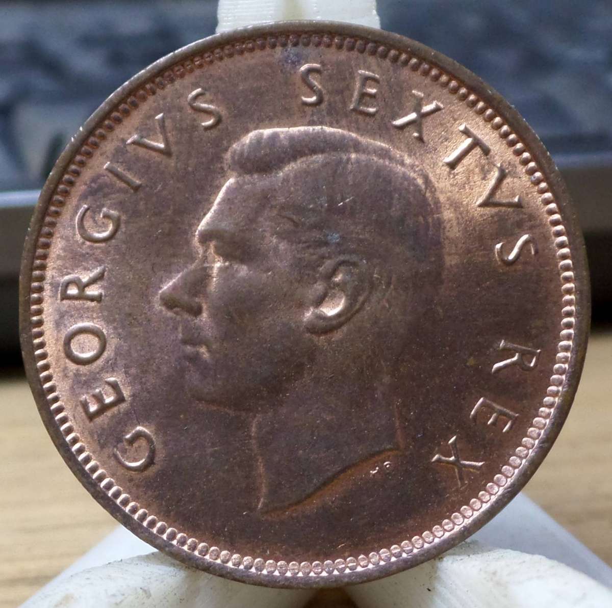 *R1 Auction* SA Union 1/2 Penny 1950 - Nice condition